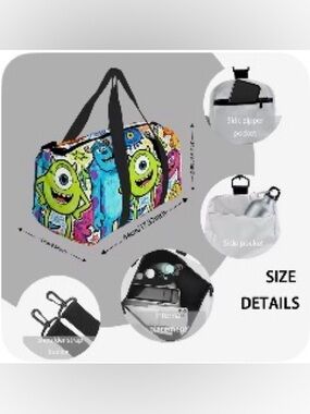 Monsters Inc Gym Bag